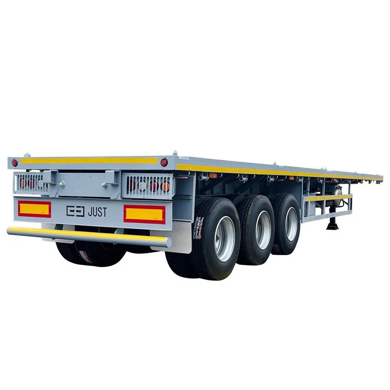 3-Axle 40-Foot Container Transport Flatbed Semi-Trailer 3-Axle 40-Foot Container Transport Flatbed Semi-Trailer